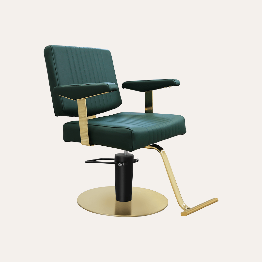 ATHENA Professional Salon Chair - Adjustable Hydraulic Styling Chair for Hairdressers & Barbers - Perfect for Salons, Barber Shops & Home Use