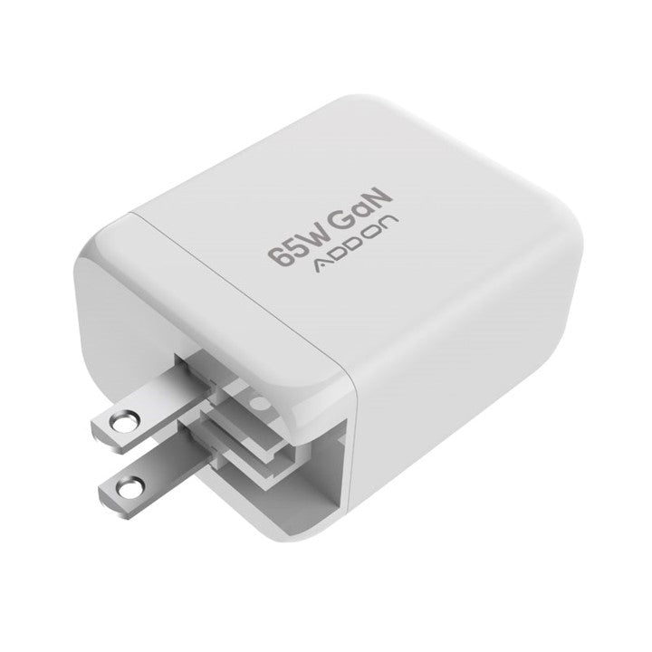 65W GaN Wall Adapter with 3 Ports - Fast Charging for iPhone, Samsung, iPad & More - Perfect for Home, Office & Travel