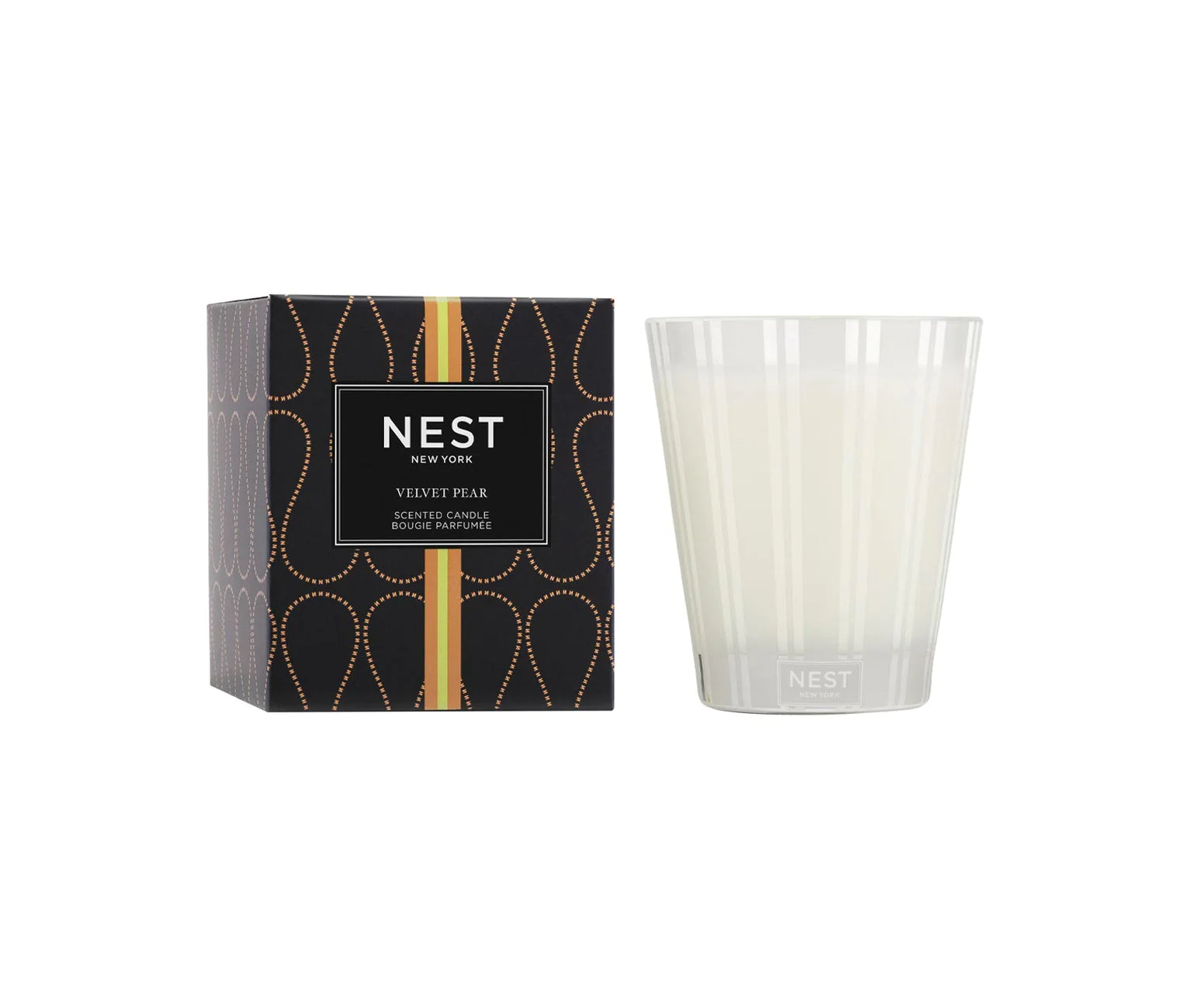 Nest Velvet Pear Scented Candle - Luxury Home Fragrance for Relaxation, Romantic Dinners & Spa Nights