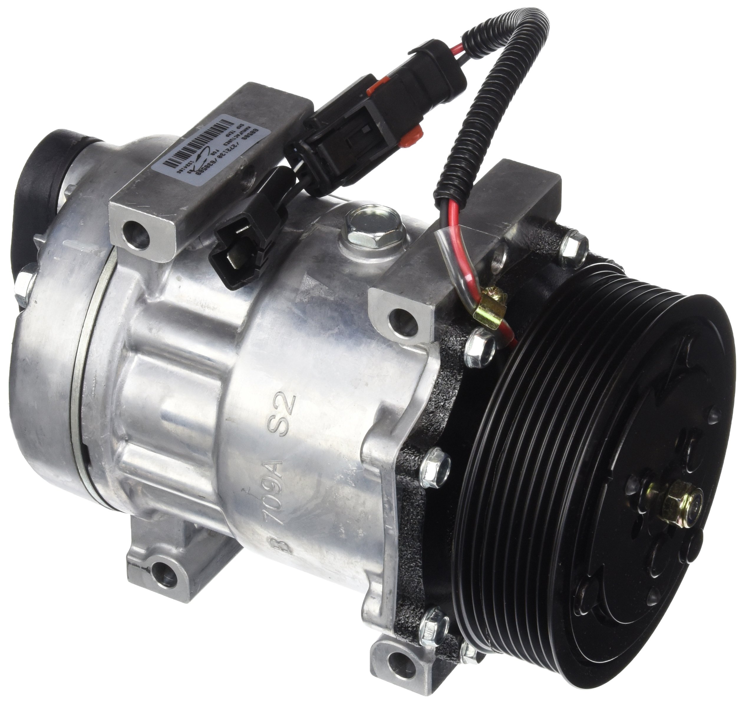 Sanden/Sankyo SD7H15 AC Compressor with Clutch - 68589 - High Performance Auto AC Replacement Part for Four Seasons - Perfect for Car AC Repair & Maintenance