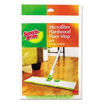 3M Microfiber Hardwood Floor Mop Refill, Pack of 10 - Premium Cleaning Pads for Wood Floors, Dust & Streak-Free - Ideal for Daily Home Cleaning & Hardwood Floor Maintenance