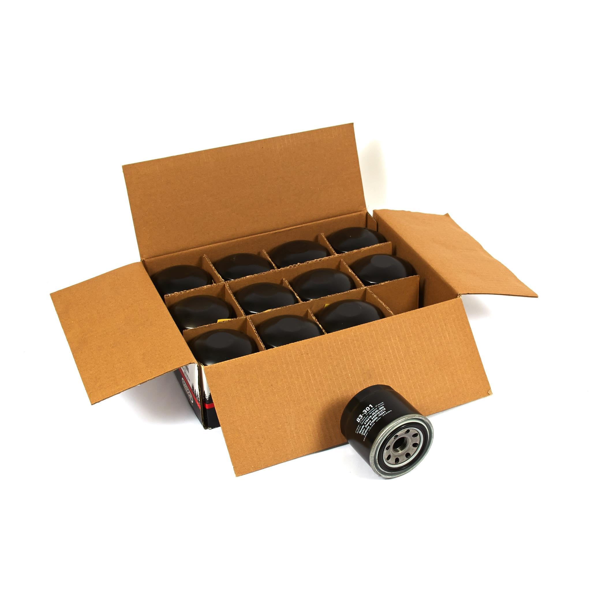Oregon 83-406 Oil Filter Shop Pack of 12 (Replaces 83-301) - Compatible with Various Car Models for Smooth Engine Performance