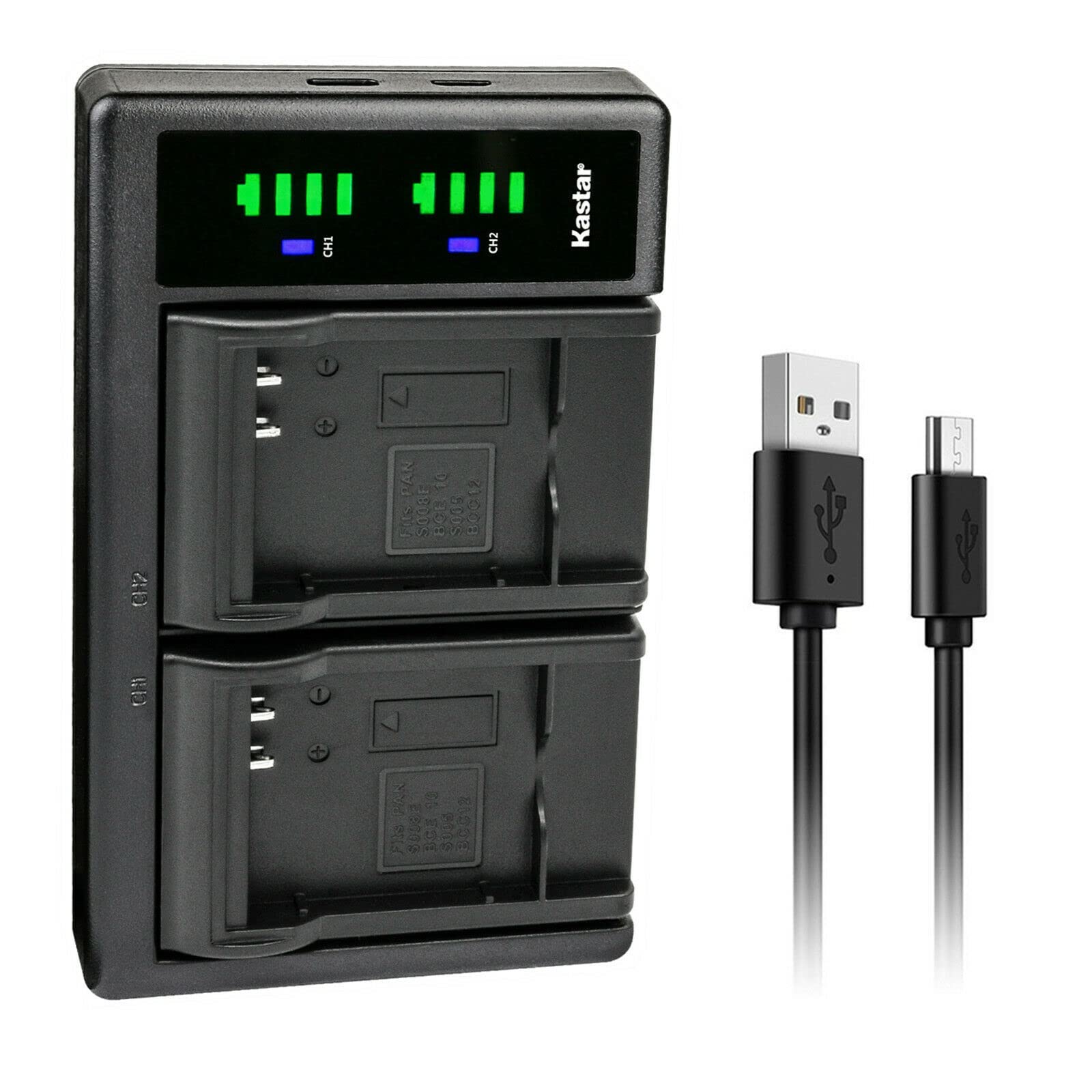 Kastar LTD2 USB Battery Charger Replacement for Ricoh DB-60 DB-65 - Compatible with Ricoh BJ-6 Charger, RICOH GR Series (GR Digital, GR Digital II, III, IV) - Perfect for Travel & Professional Photography