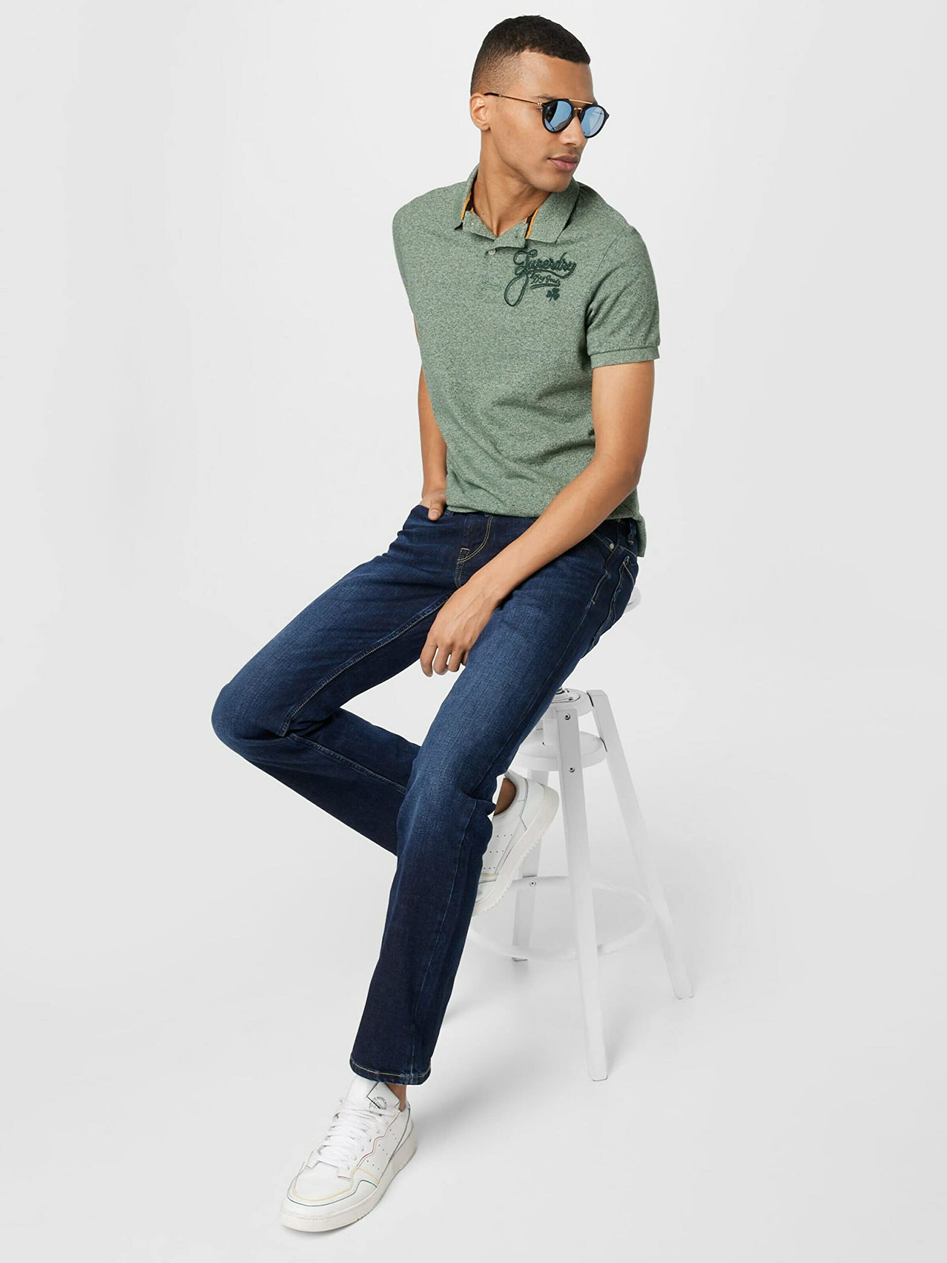 Pepe Jeans Kingston Zip 29 - Stylish Men's Slim Fit Stretch Denim Jeans for Casual Wear & Night Out | Comfortable & Fashionable Jeans for Everyday Use