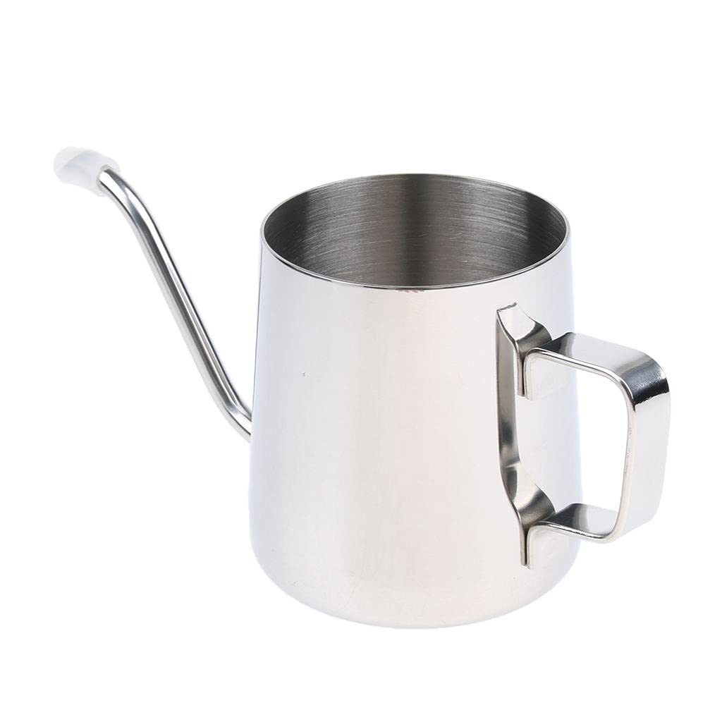 Shamjina 250ml (8.5 oz) Stainless Steel Coffee Dripper Pour Over Kettle - Perfect for Home Brewing, Camping & Specialty Coffee Making