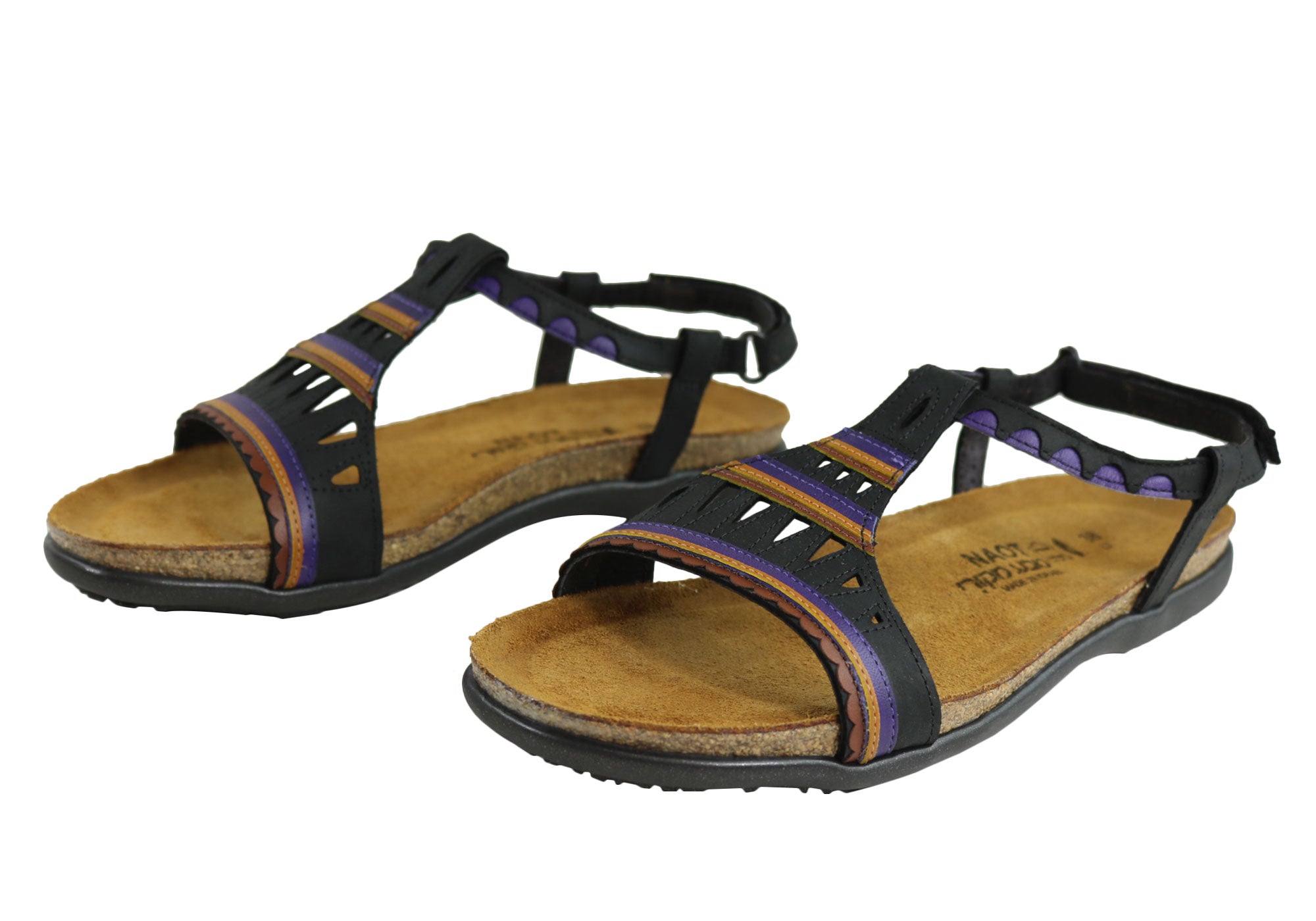 Naot Odelia Women's Comfortable Cushioned Supportive Leather Flat Sandals - Perfect for Walking, Travel & Summer Outfits