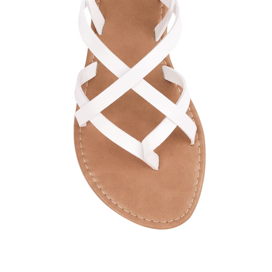 Women's Gladiator Flat Sandals - Fisherman Strappy Summer Sandals with Ankle Strap | Comfortable Casual Footwear for Beach, Vacation & Everyday Wear