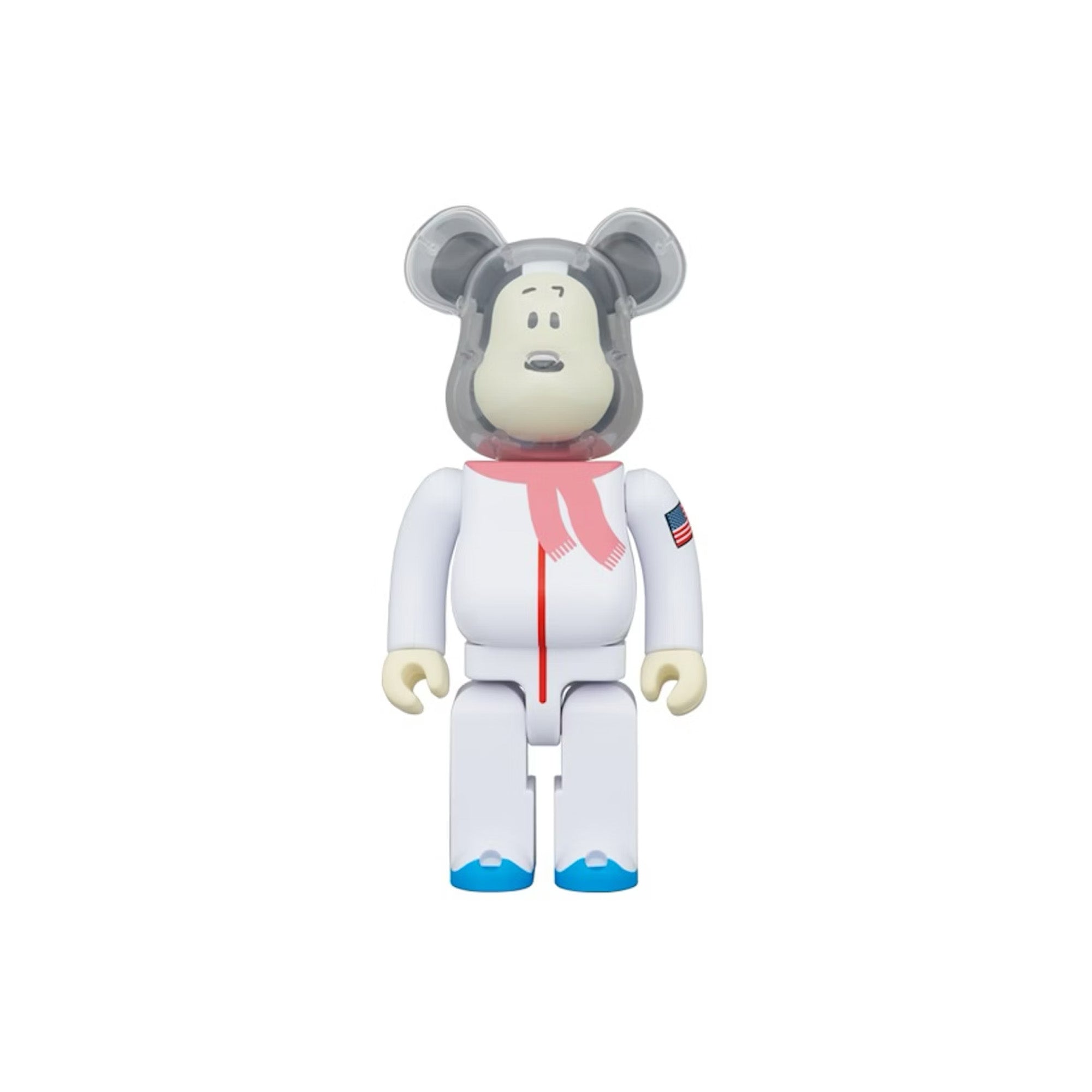 Bearbrick 400% Peanuts Astronaut Snoopy Collectible Figure (2023) - Perfect for Anime Fans, Toy Collectors & Home Decor Display