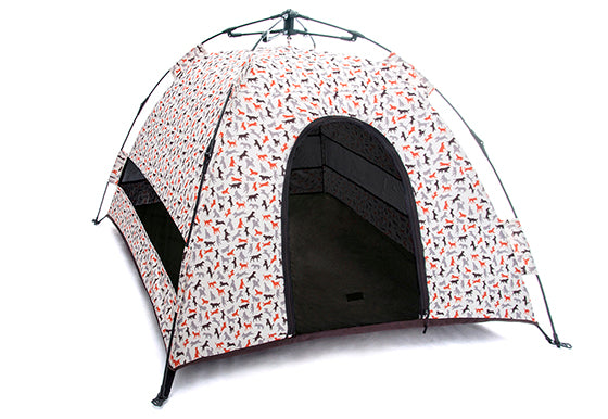 Premium Vanilla Outdoor Dog Tent - Portable & Waterproof Pet Shelter for Camping, Hiking, and Backyard Adventures