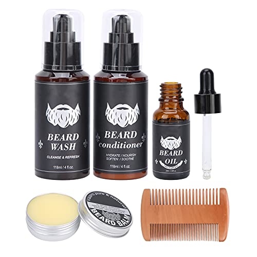 **Beard Wash & Conditioner Kit for Men - Deep Cleaning, Nourishing & Moisturizing Beard Care Set | Safe & Mild Formula for Daily Grooming & Styling**
