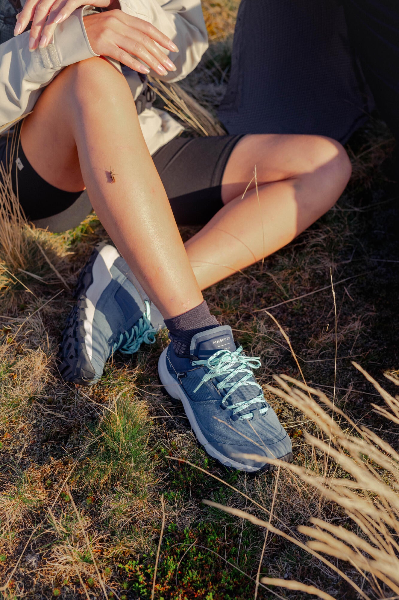 Quechua Women's MH500 Waterproof Hiking Shoes - Lightweight & Durable Outdoor Footwear for Trail Walking, Camping & Mountain Adventures
