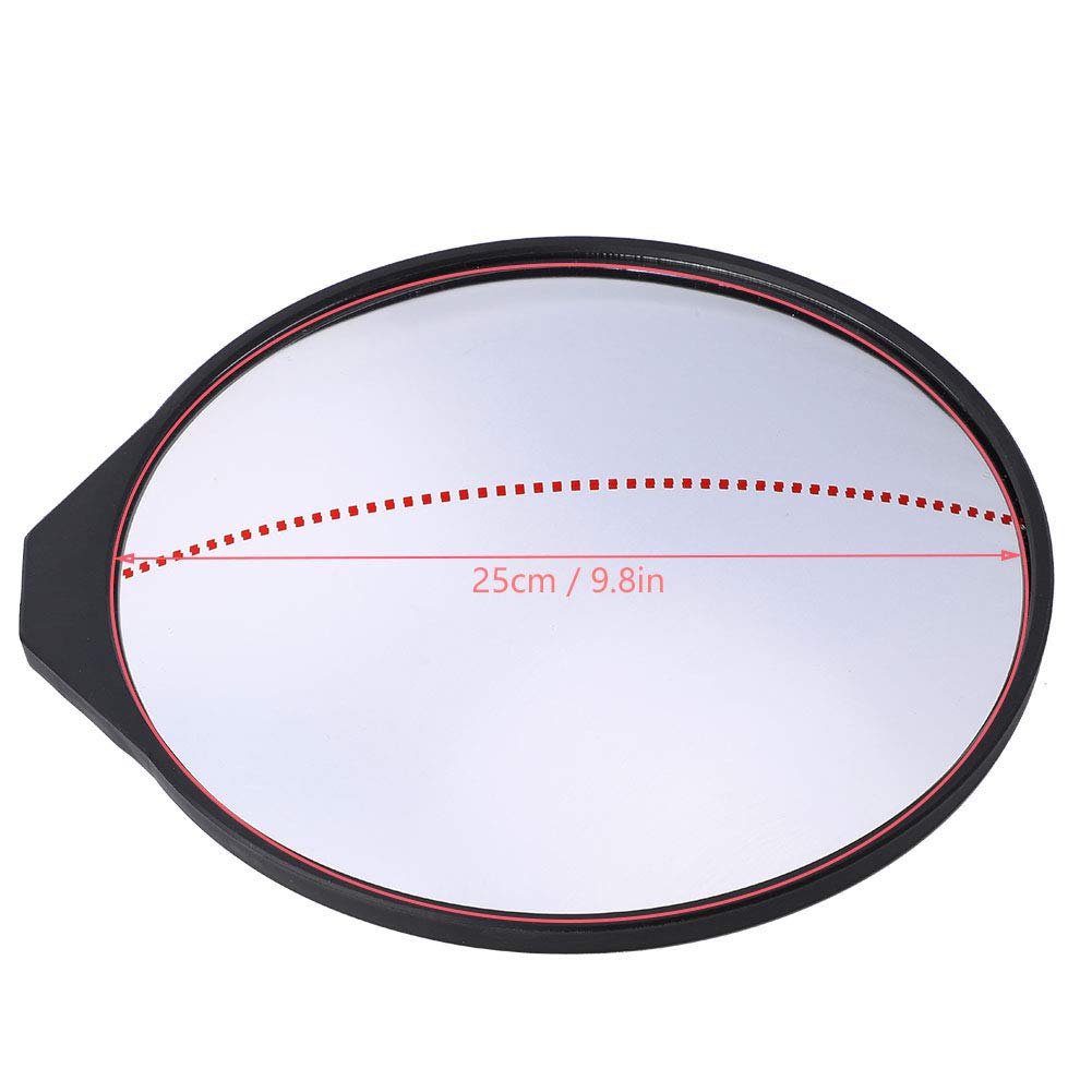 360-Degree Swing Practice Mirror - Stainless Steel Wide Angle Training Aid for Golf Putting | Convex Mirror for Indoor/Outdoor Golf Training & Sports Practice