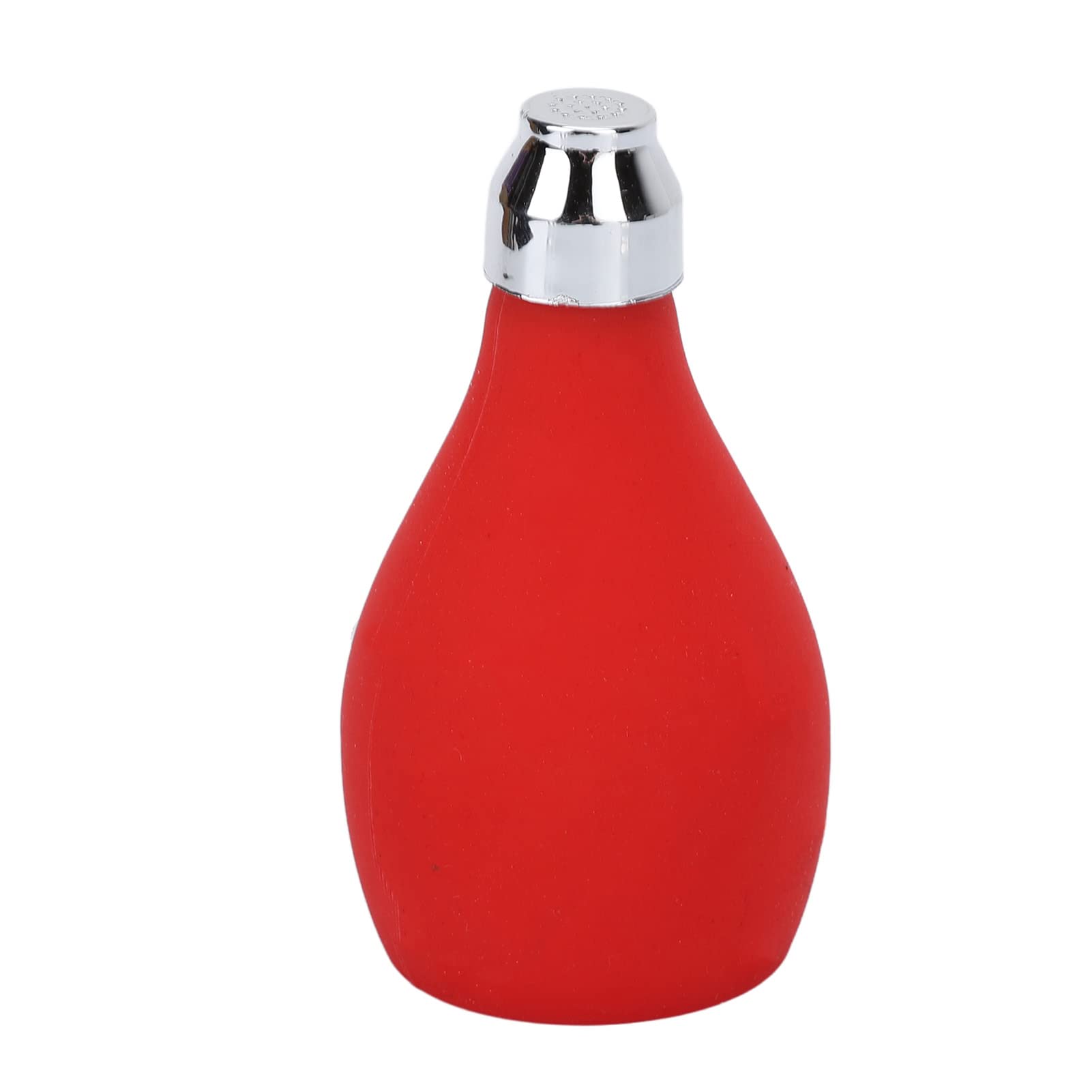 Fyearfly Professional Barber Powder Spray Bottle - Empty Silicone Squeeze Bottle for Talcum, Prickly Heat & Hair Styling Powder - Perfect for Home Hair Salon & Barber Shops (Red) - Ideal for Hairstyling, Baby Care & Summer Heat Rash Prevention