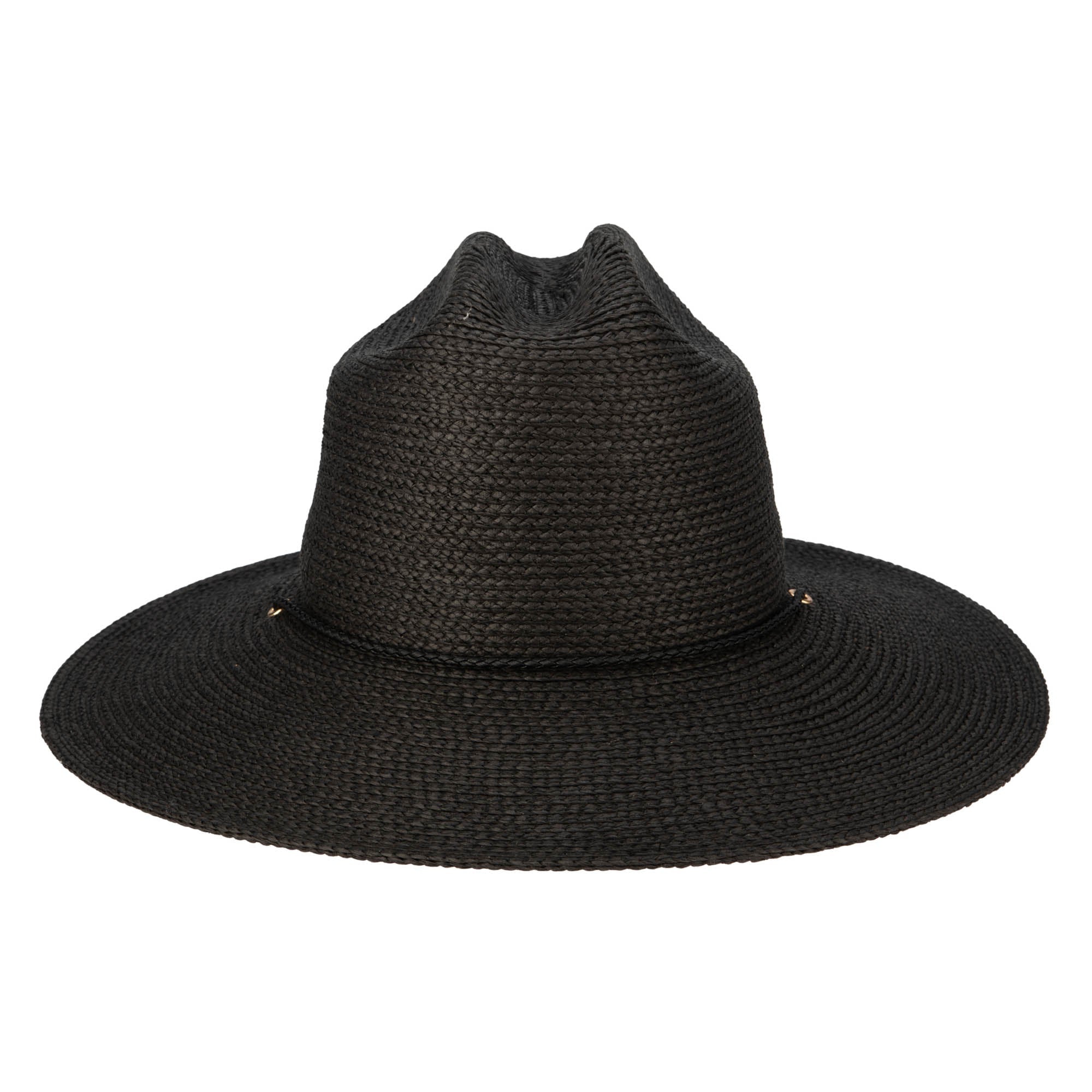 Desert Riviera Paper Braid Lifeguard Hat - Sun Protection Beach Hat for Pool, Outdoor & Summer Activities