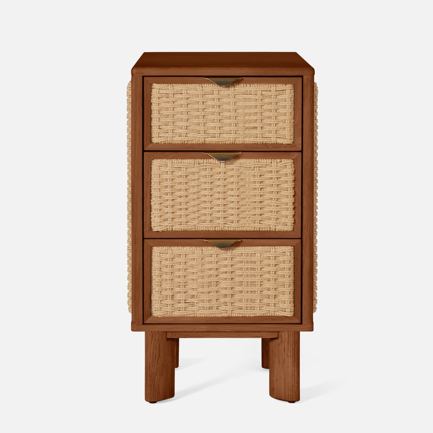 Modern Vienna Nightstand with Two Color Options - Perfect for Bedroom, Living Room, or Office Storage