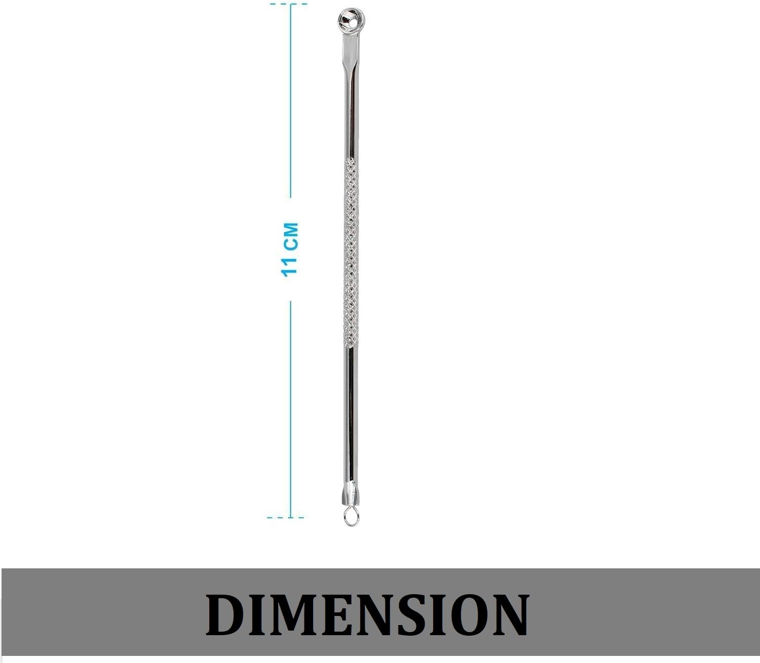 INSIME Blackhead & Comedone Extractor Tool - Acne & Pimple Popper for Whiteheads & Blackheads Removal | Professional Facial Skin Care Kit for Spa & Home Use