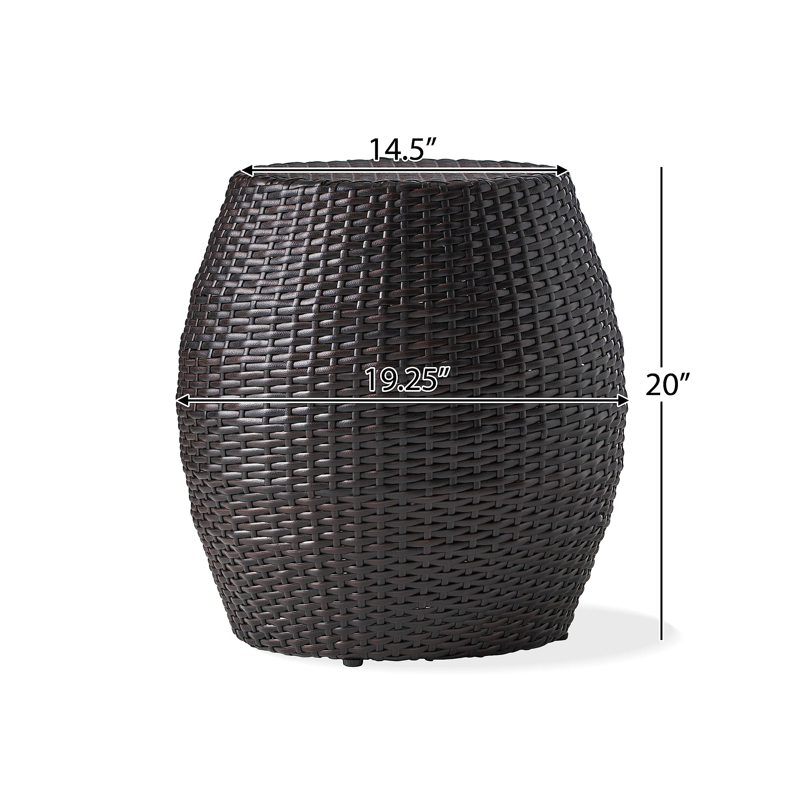 Christopher Knight Home Canary Outdoor Wicker 14