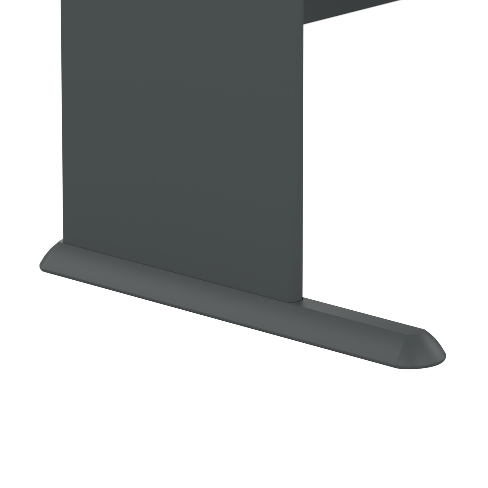 Bush Business Furniture Series A 36W Small White Spectrum & Slate Compact Computer Desk - Home Office & Professional Workspace Solution for Small Spaces & Workstations