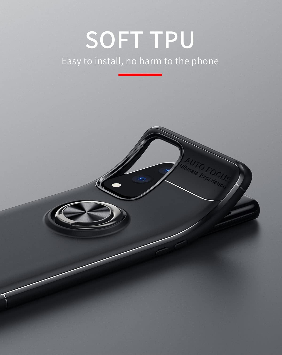 Ultra Slim Shockproof Magnetic Case for OnePlus 9 Pro - Soft TPU Protective Cover with 360° Rotating Kickstand & Heat Dissipation | Perfect for Work, Travel & Outdoor Activities