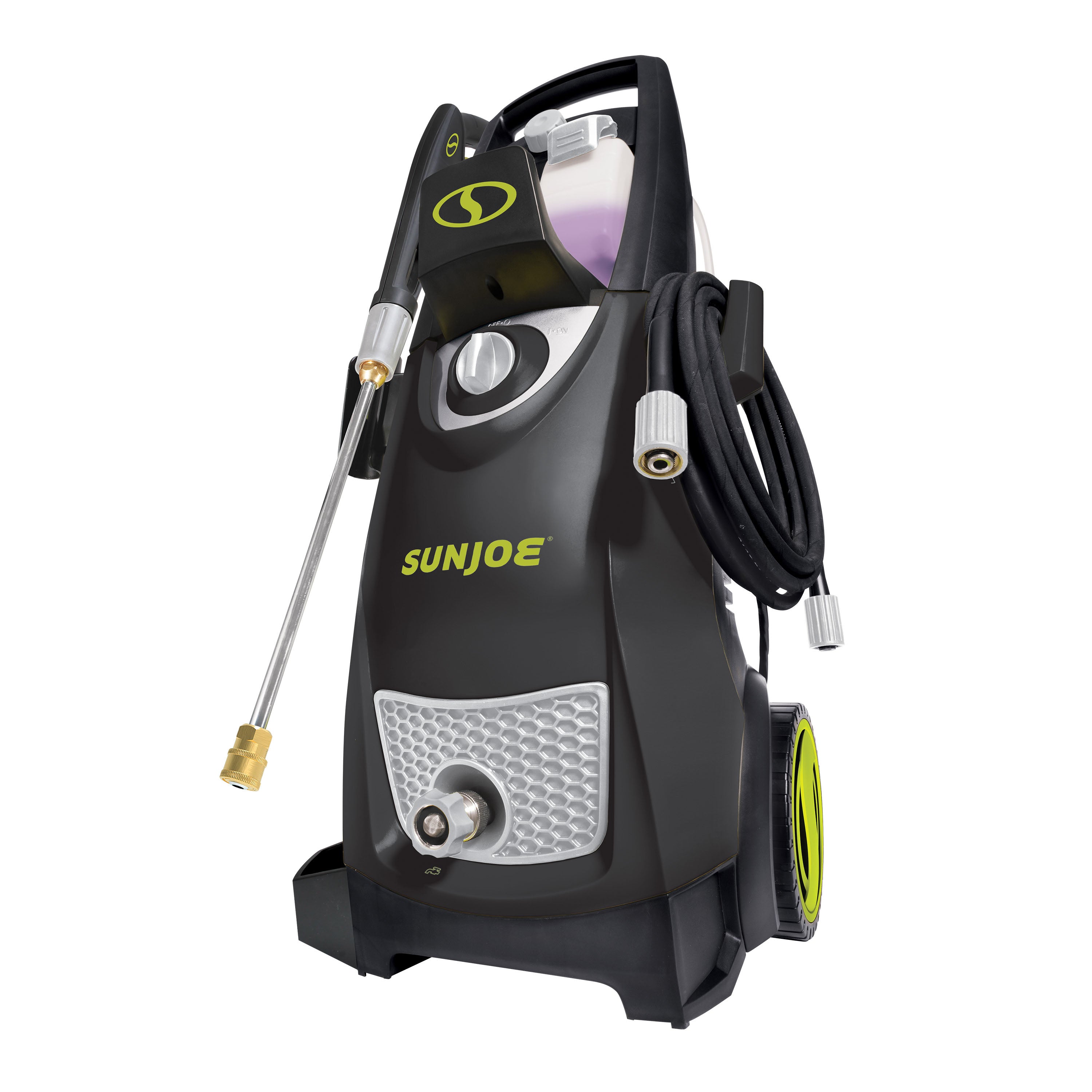 Sun Joe SPX3000 2030 PSI Electric Pressure Washer with 1.2 GPM Flow & Detergent Tank - Powerful Cleaning for Patios, Decks, Driveways, Cars, Boats, RVs, ATVs - Ideal for Home, Garage & Outdoor Use