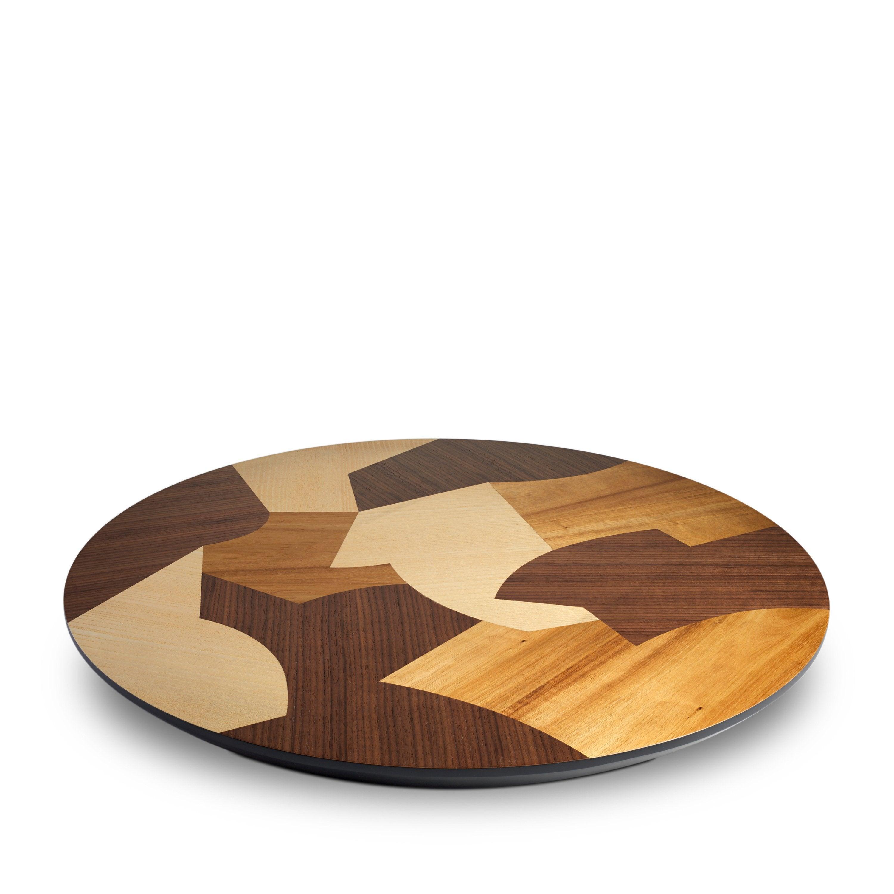 Kelly Behun Large Lazy Susan Turntable - Premium Spinning Serving Tray for Dining Table, Kitchen Countertop, and Party Buffet