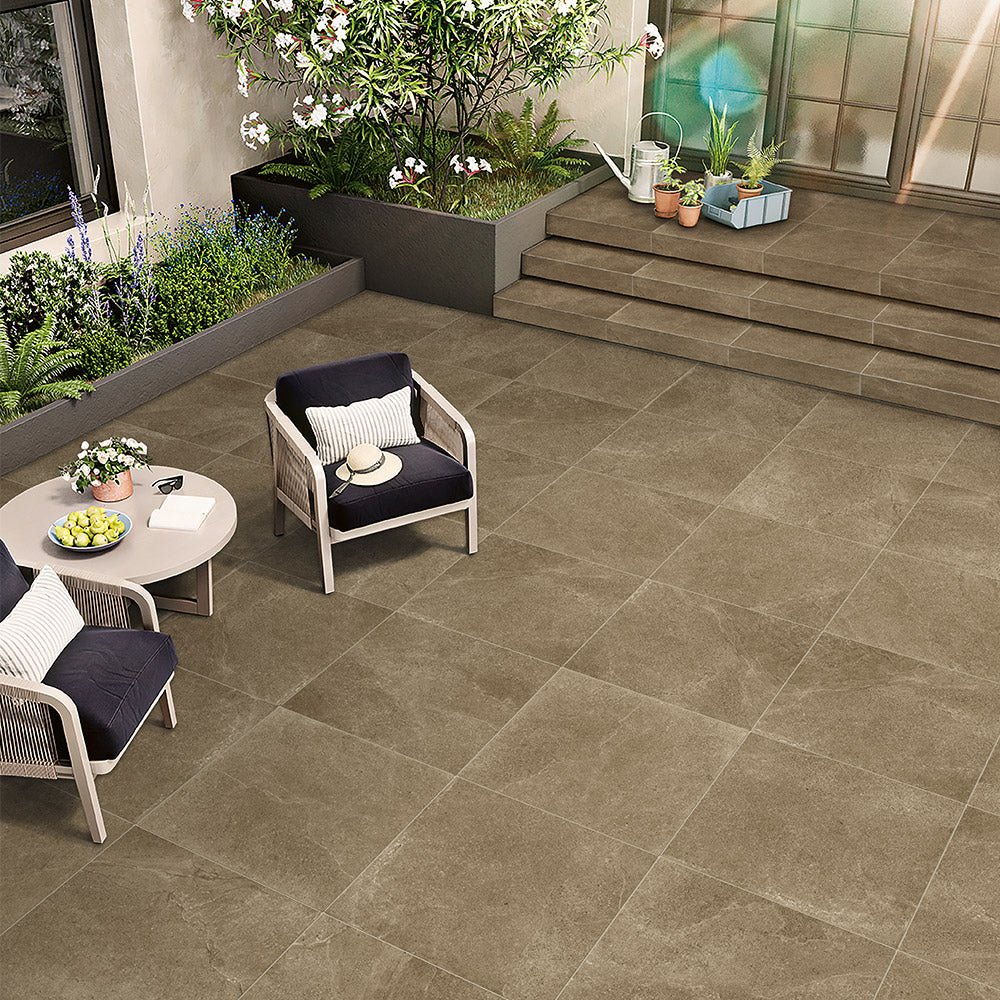 Magione Brown 300X600 Matt Marble Look Porcelain Tile - Premium Matte Finish Ceramic Wall & Floor Tile for Bathroom, Kitchen & Living Room Decoration