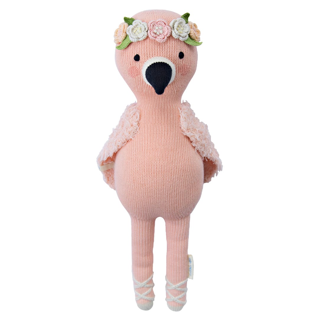 Cuddle+Kind Little Flamingo Stuffed Animal - Adorable Plush Toy for Kids, Soft & Huggable Gift for Baby Shower, Birthday, Nursery Decor | Perfect for Cuddling, Playtime & Comfort