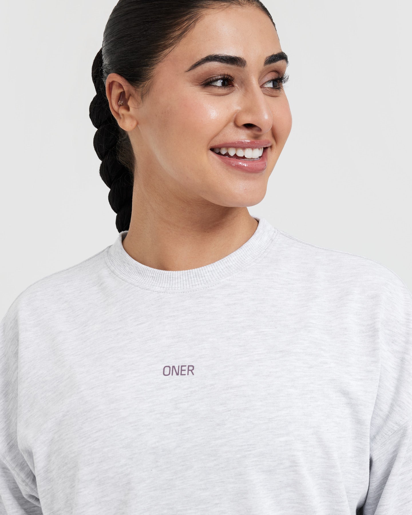 Raising The Bar Graphic Unisex Long Sleeve T-Shirt | Light Grey Marl | Casual Streetwear for Men & Women | Perfect for Everyday Wear, Gym & Outings