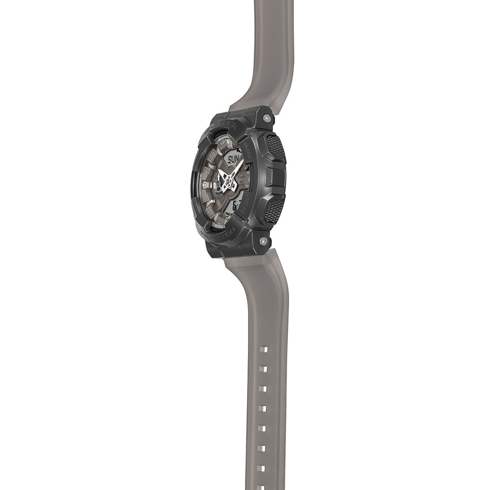 Casio G-Shock GM110MF-1A Men's Digital Watch - Midnight Fog Grey Stainless Steel, Shock Resistant, Waterproof - Perfect for Outdoor Sports, Hiking & Everyday Wear