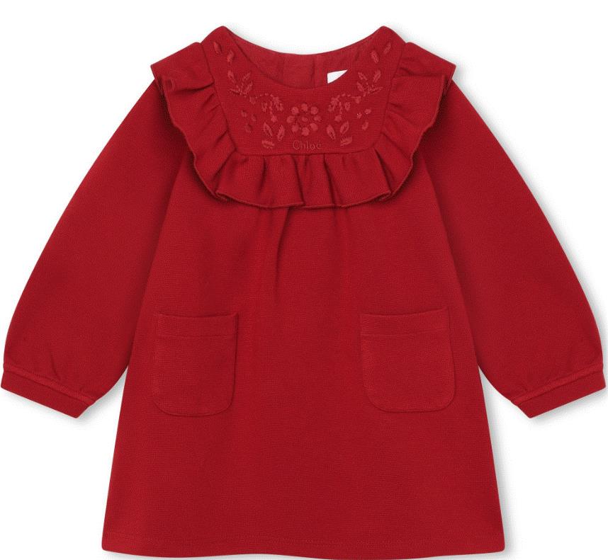 Chloe Long Sleeve Dress with Pockets for Girls (18 Months to 3 Years) - Perfect for Playdates, Parties, and Everyday Comfort