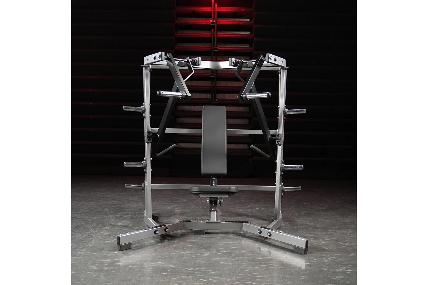 Hammer Strength Plate Loaded Iso-Lateral Wide Chest Press Machine - Gym Strength Training Equipment for Home & Commercial Use - Perfect for Chest Workouts, Bodybuilding & Fitness Training