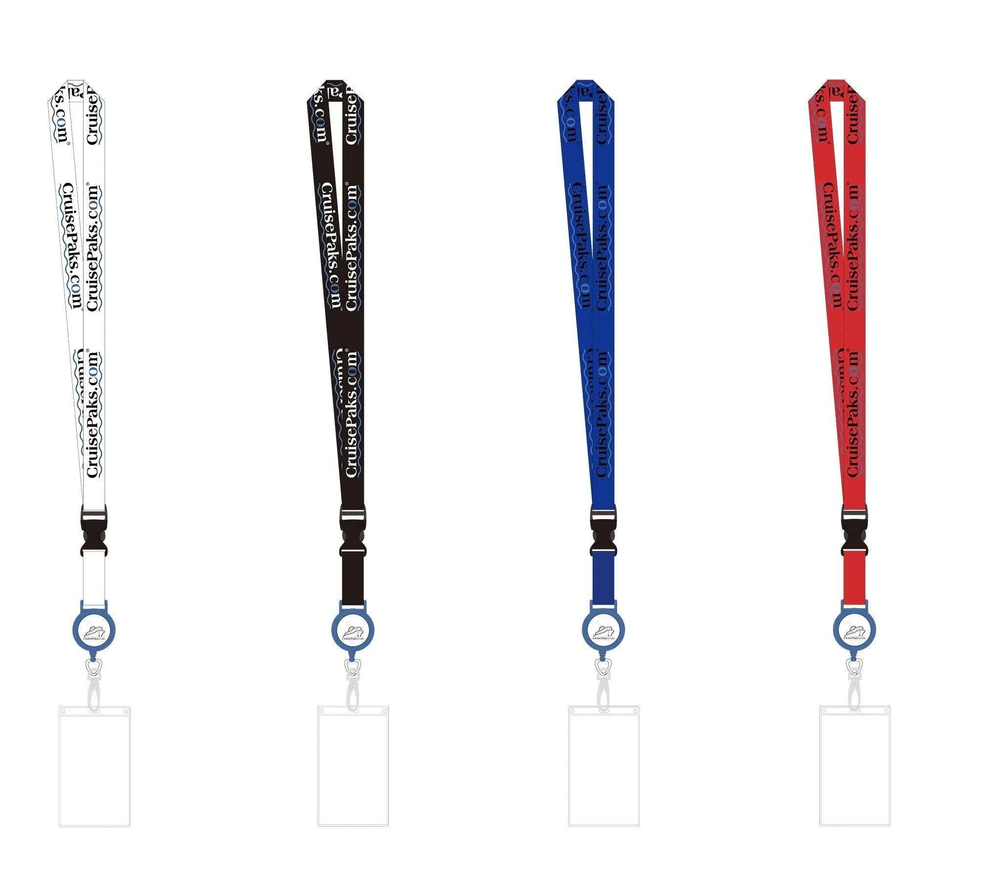 Retractable ID Holder Lanyard for Cruises - Waterproof Badge Reel with Adjustable Strap for Travel, Work & Events