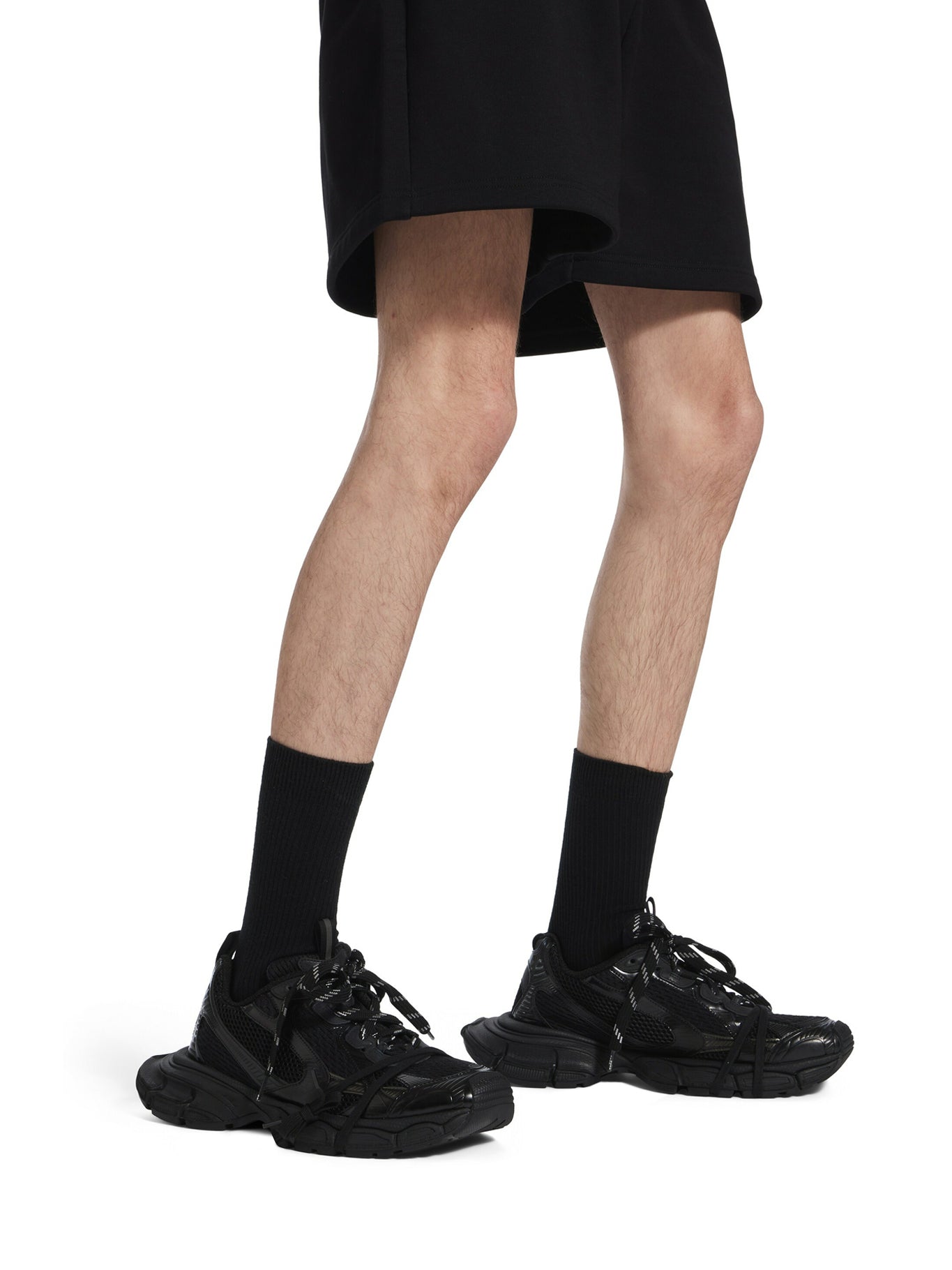 Balenciaga 3XL Sneakers for Men - Black High-Top Fashion Shoes | Streetwear, Casual Wear & Urban Style