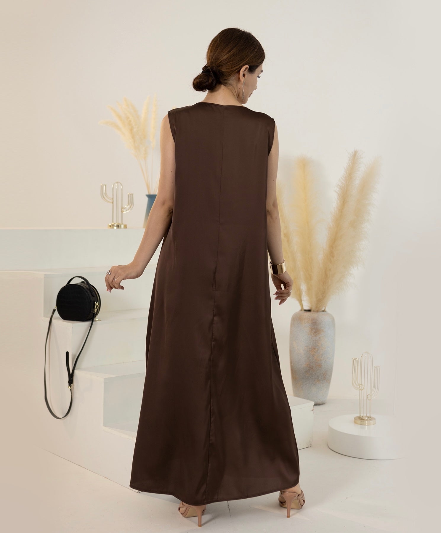 Lola 3-Piece Set - Chocolate Brown Women's Loungewear for Comfort & Relaxation at Home