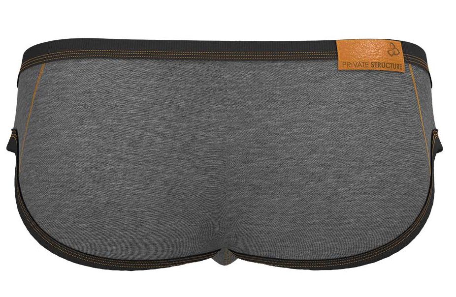 Private Structure Barn Boy Low Rise Mini Brief - Comfortable Men's Underwear for Everyday Wear, Gym & Lounge - Soft Cotton Blend, Breathable & Lightweight