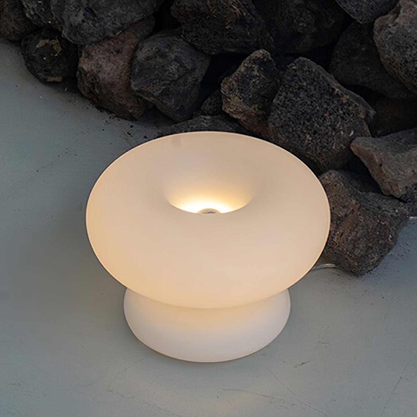 Modern Donut Table Lamp - Stylish & Decorative LED Night Light for Bedroom, Living Room, or Office - Perfect for Reading, Relaxing & Creating Cozy Ambiance