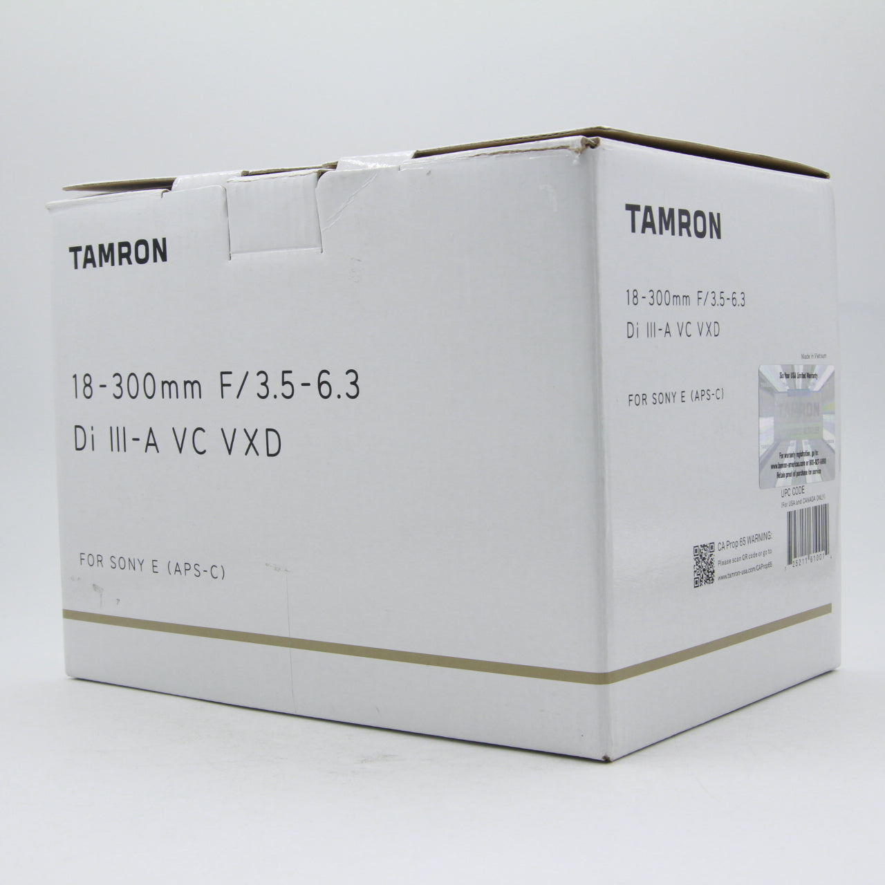 Tamron 18-300mm f/3.5-6.3 Di III-A VC VXD Lens for Sony E-Mount - Open Box Excellent Condition - Perfect for Travel, Wildlife & Sports Photography