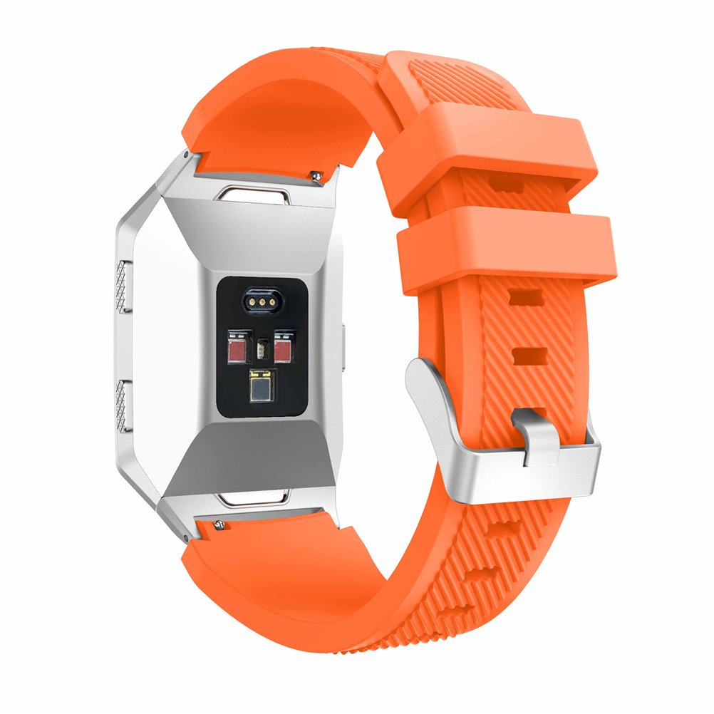 Waterproof Silicone Replacement Watch Band for Fitbit Ionic Smartwatch - Durable & Comfortable Strap for Running, Swimming & Daily Use