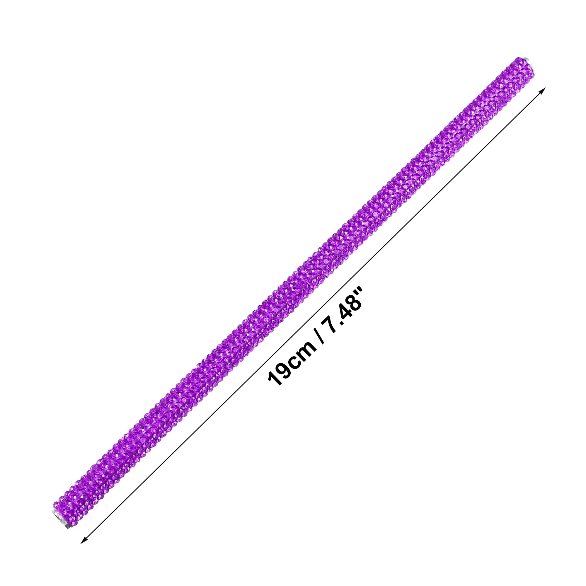 X AUTOHAUX 10-Pack Rhinestone Air Vent Decorations - Bling Car Interior Accessories for Straight Vents (Purple) | Add Sparkle to Your Vehicle's Dashboard & Upgrade Your Car's Style