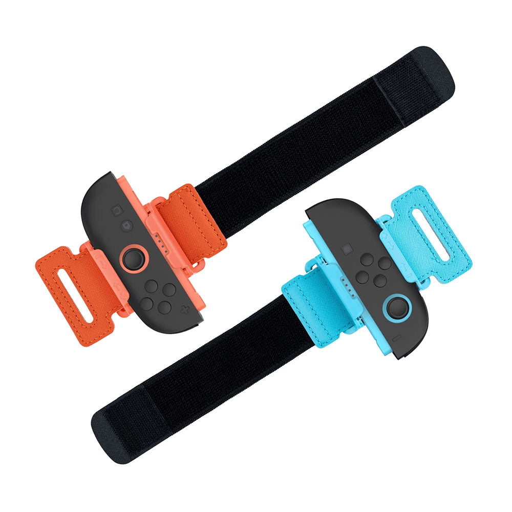DOBE Adjustable Hand Straps for Nintendo Switch 2 Joy Con Controllers - Comfortable Grip for Gaming - Orange & Blue (TNS 3180) - Perfect for Long Play Sessions and Enhanced Game Control