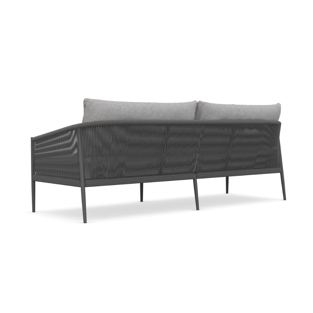 Catalina 3-Seat Outdoor Patio Sofa Set - Waterproof Wicker Furniture for Garden, Poolside, Deck & Backyard Relaxation