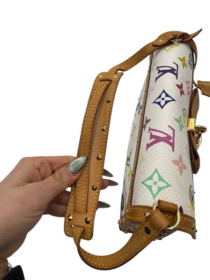 Authentic Louis Vuitton Takashi Murakami Eye Love You Monogram Rare Shoulder Bag - Perfect for Luxury Collectors & Fashion Events