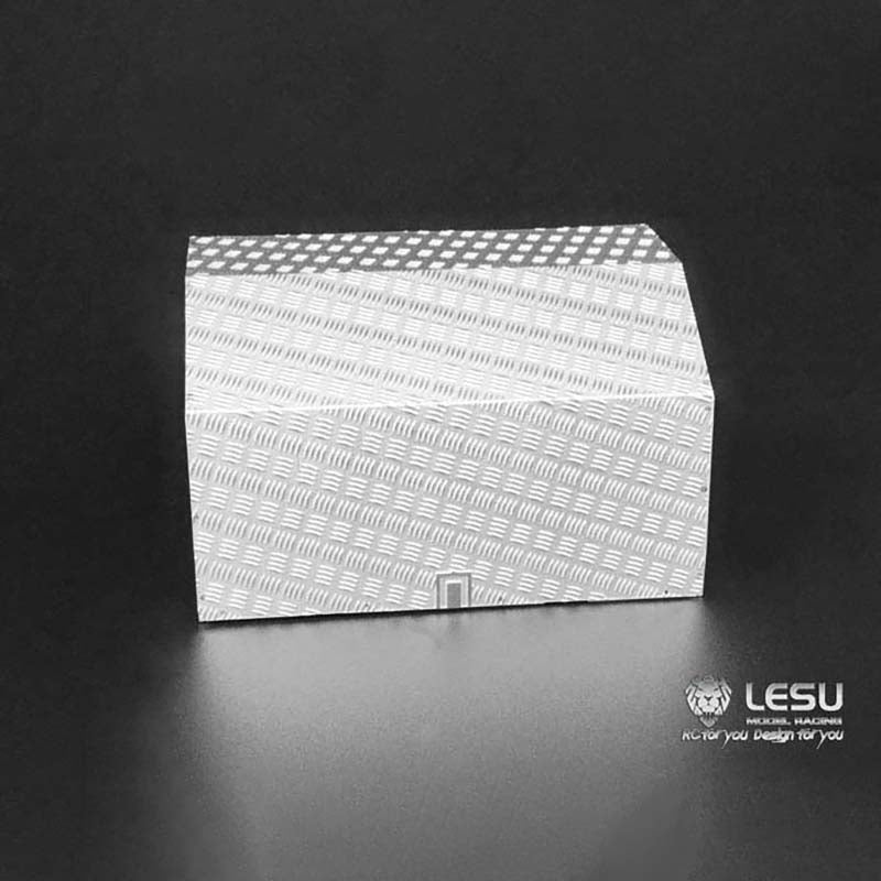 1/14 Scale LESU RC Models Metal Openable Tool Box for Tamiya Remote Control Tractor Trucks & Vehicles - Durable Storage for RC Car Accessories & Parts (Small & Large Size Options) - Perfect for RC Enthusiasts, Hobbyists & Collectors