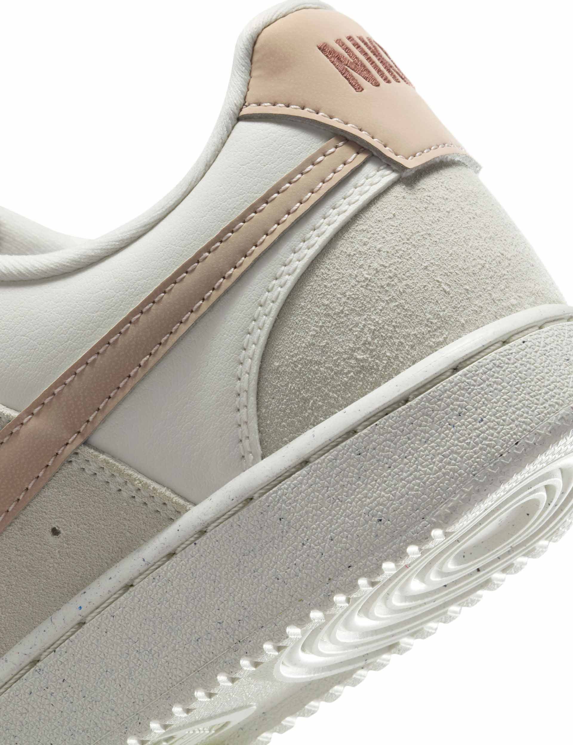 Nike Court Vision Low Sneakers for Men - Phantom/Fossil Stone/Light Bone Colorway | Classic Casual Shoes for Streetwear, Gym & Everyday Comfort