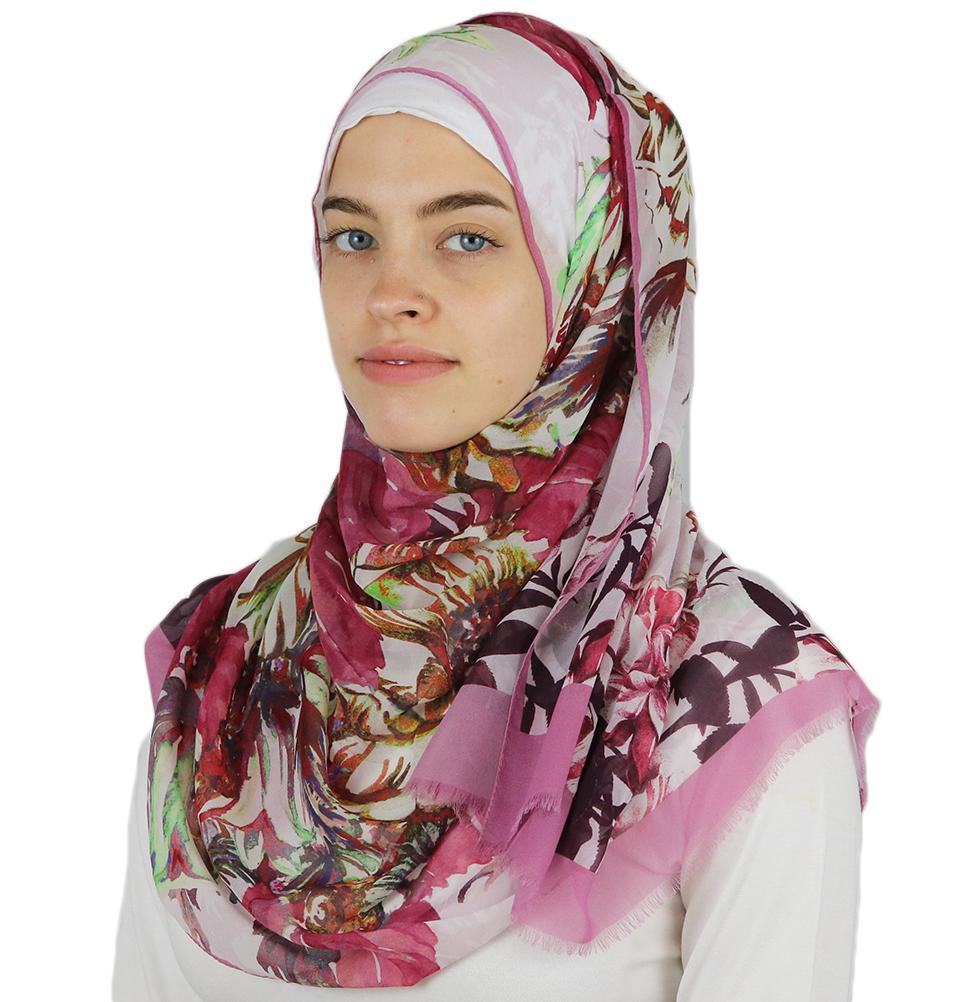 Aker 'Angel' Chiffon Hijab Shawl #7113 - Lightweight Muslim Scarf for Women, Elegant Prayer Cover, Perfect for Daily Wear & Special Occasions
