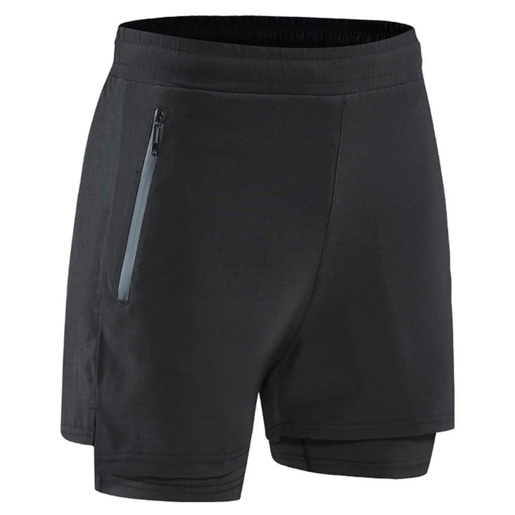Fast-Drying Marathon Sports Shorts for Men - Double-Layer Basketball & Running Training Shorts (Color: C, Size: S) - Perfect for Gym Workouts, Jogging & Outdoor Activities