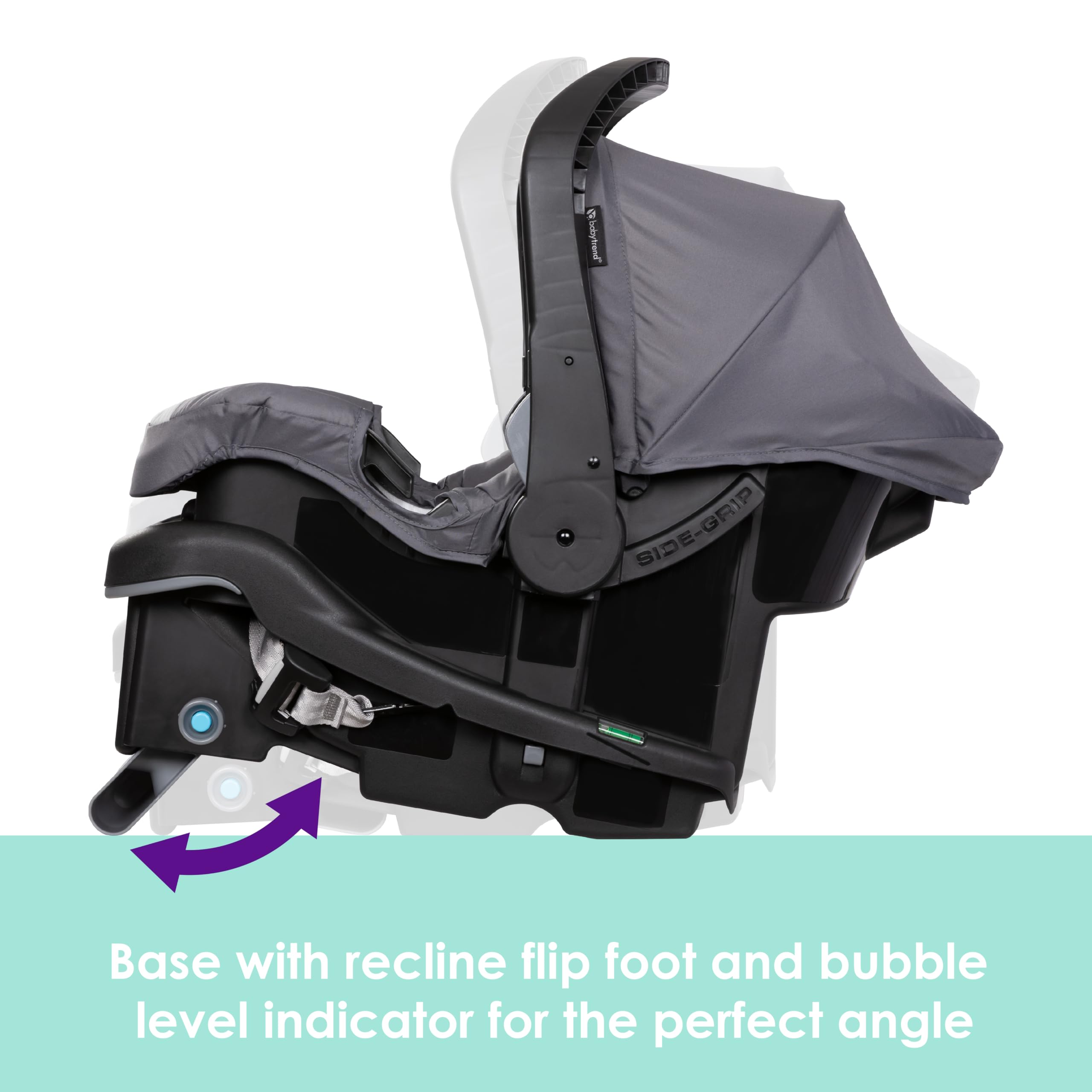 Baby Trend Morph Single to Double Modular Stroller Travel System with EZ-Lift™ PLUS Infant Car Seat - Dash Grey | Convertible Stroller for Twins or Siblings | Perfect for Shopping, Travel & Everyday Use