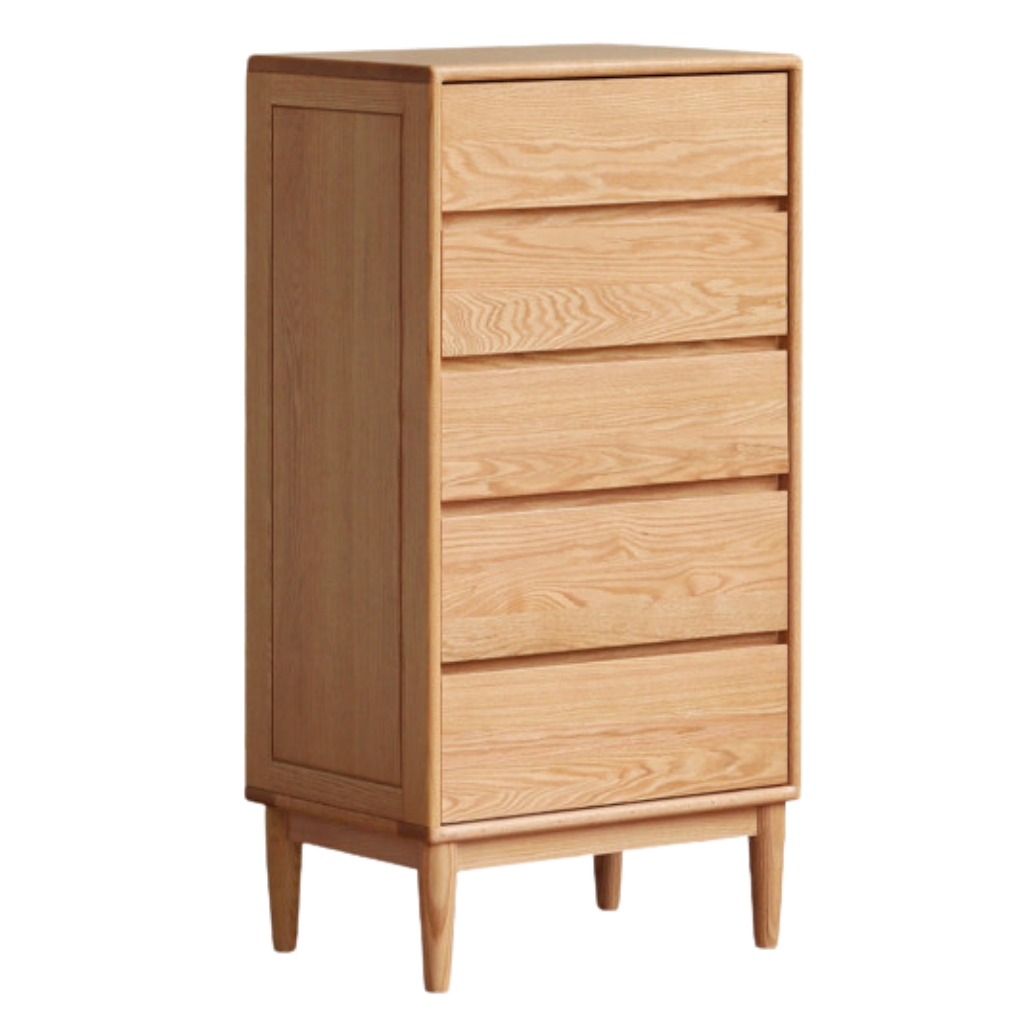 Oak Solid Wood Small Chest of Drawers - 3 Drawer Storage Organizer for Bedroom, Nursery, or Office | Compact Dresser for Clothes, Toys & Home Organization