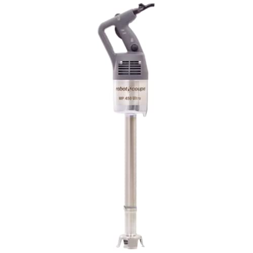 Robot Coupe MP 450 Turbo 18-Inch Heavy-Duty Commercial Immersion Blender - 120V Powerful Hand Mixer for Smoothies, Soups & Sauces - Ideal for Restaurants, Catering & Commercial Kitchens