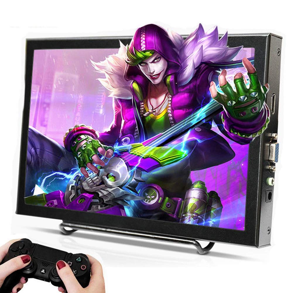 11.6 Inch Portable Full HD Monitor - 1920x1080 Resolution, 16:9 Widescreen Display with 170° Viewing Angle | HDMI & VGA Inputs, Built-in Speakers & 3.5mm Audio Port | Perfect for Gaming, Raspberry Pi, PS3, Laptop Extensions & Mobile Workstations